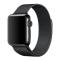 Milanese Loop Metall Armband Apple Watch 42/44/45/46/49 mm Svart