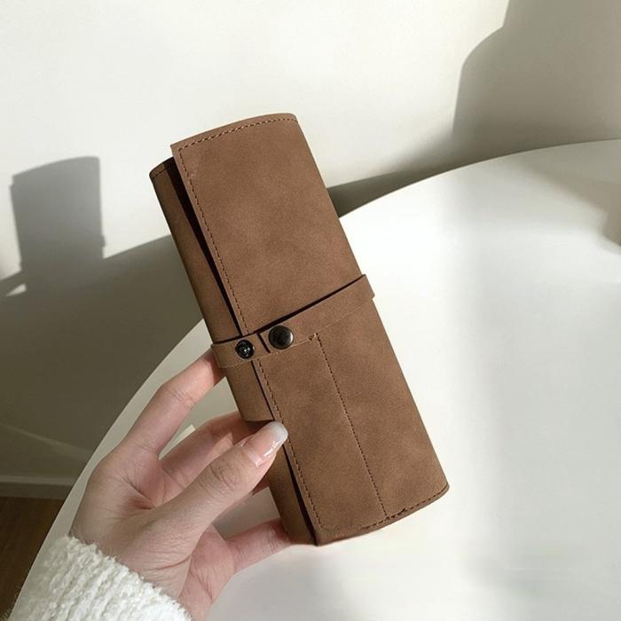 Bild 6,  Väska Till Klockarmband Läder Mörk Brun
