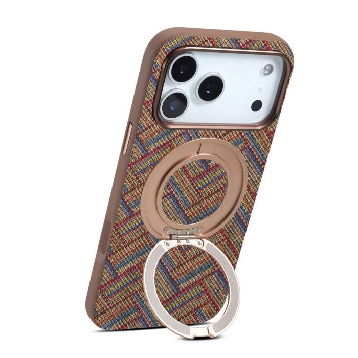 Bild 4, DENIOR DENIOR iPhone 18 Pro / 17 Pro Skal MagSafe Ringstativ Flerfärgad