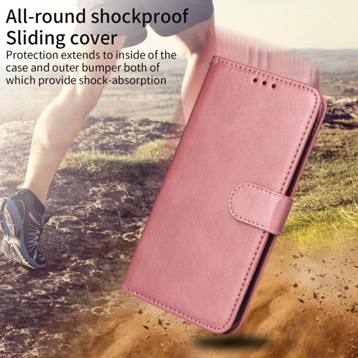 Bild 6,  Motorola Moto G56 5G Fodral Läder Roséguld
