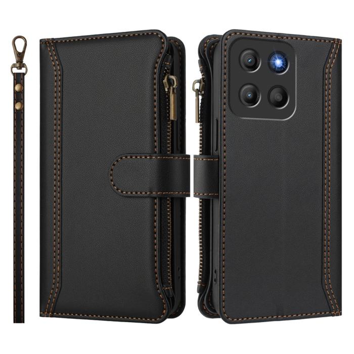 Bild 3,  Motorola Moto G15 / G15 Power Fodral Multifunktionellt Läder