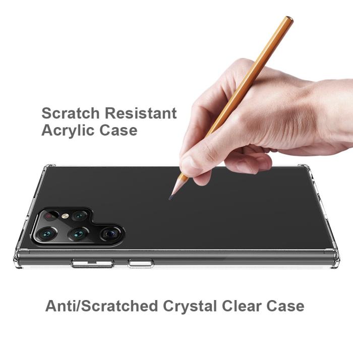 Bild 5,  Samsung Galaxy S22 Ultra Skal Akryl/TPU Hybrid Transparent