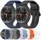  Galaxy Watch 8 46/44/40 mm Klockarmband Silkon Grå