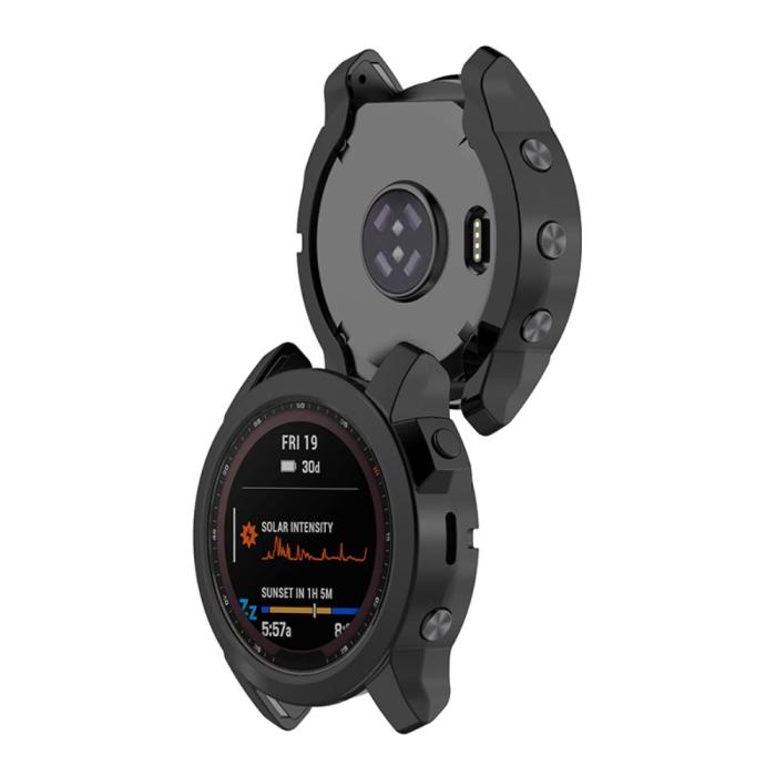 Bild 2,  Garmin Fenix 7X/7X Solar Skal TPU Svart