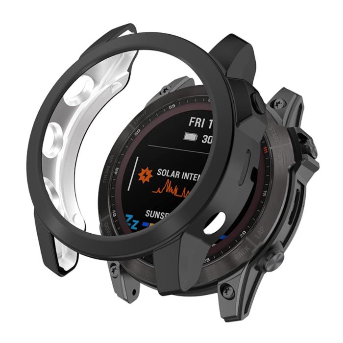 Bild 3,  Garmin Fenix 7X/7X Solar Skal TPU Svart