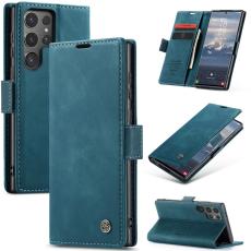CASEME CASEME Samsung Galaxy S25 Ultra Fodral Retro L&auml;der Bl&aring;