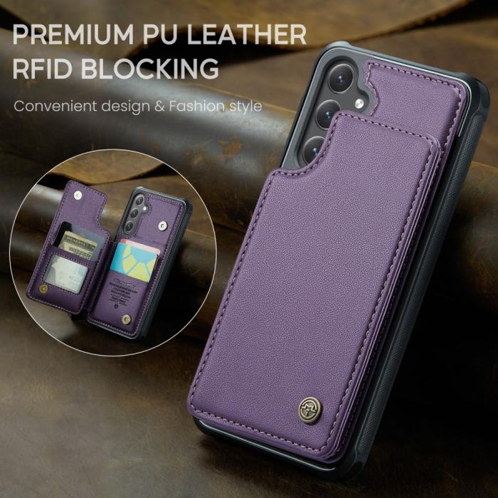 Bild 5, CASEME CASEME Samsung Galaxy S25 Skal RFID Kickstand Lila