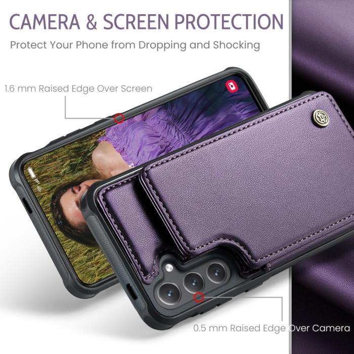 Bild 6, CASEME CASEME Samsung Galaxy S25 Skal RFID Kickstand Lila