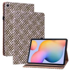  Samsung Galaxy Tab S6 Lite Fodral V&auml;vd Textur Brun