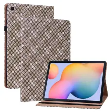  Samsung Galaxy Tab S6 Lite Fodral V&auml;vd Textur Brun