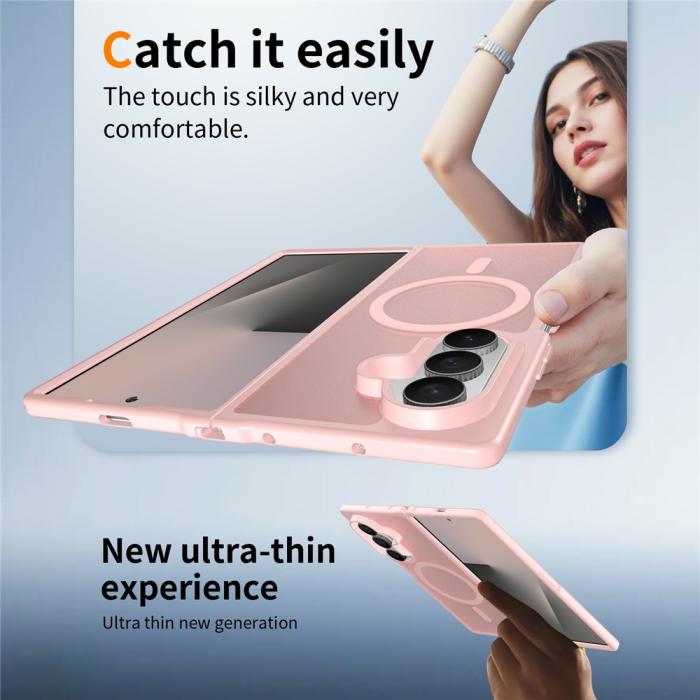 Bild 5,  Samsung Galaxy Z Fold 8 Ultra Skal MagSafe TPU Rosa