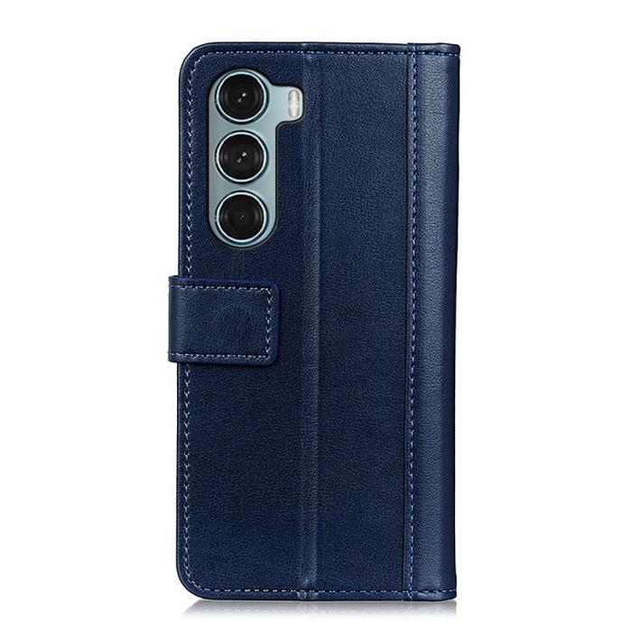 Bild 3,  Motorola Moto G200 Fodral Läder Blå