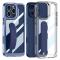 GKK GKK iPhone 16 Pro Skal Hand Strap Hybrid Blå