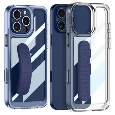 GKK GKK iPhone 16 Pro Skal Hand Strap Hybrid Bl&aring;