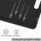 Samsung Galaxy Tab S10 Lite Fodral Tri-Fold Pennhållare Svart