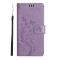  Samsung Galaxy S26 Ultra Fodral Med Blommigt Tryck Lila