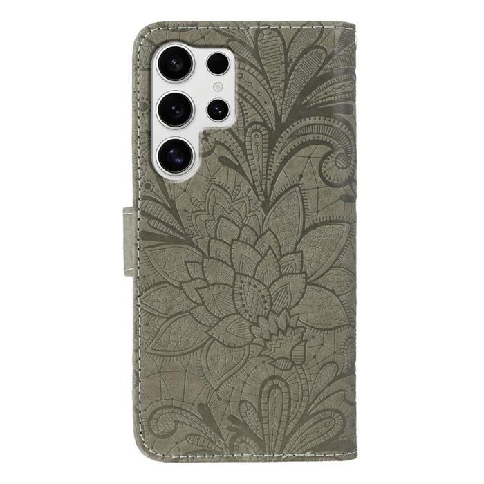 Bild 5,  Samsung Galaxy S26 Ultra Fodral Med Blommigt Tryck Grå