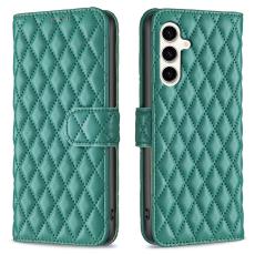  Samsung Galaxy S24 FE Fodral Diamond L&auml;der Gr&ouml;n