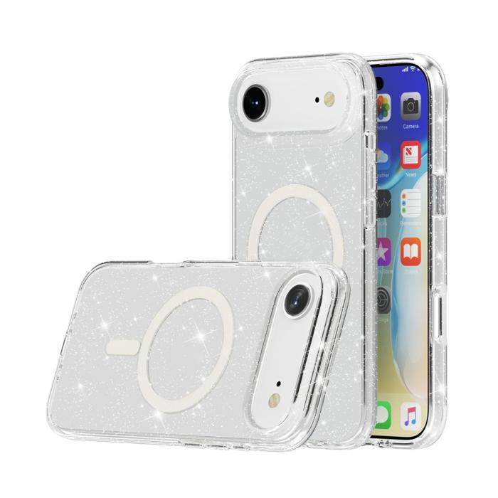Bild 3,  iPhone Air Skal MagSafe Glitter Transparent