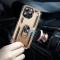  iPhone 15 Pro Skal Hybrid Armor Ring Guld