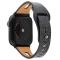  Äkta Läderarmband Apple Watch 42/41/40/38 mm - Svart