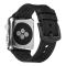  Läderarmband Apple Watch 42/41/40/38 mm - Svart