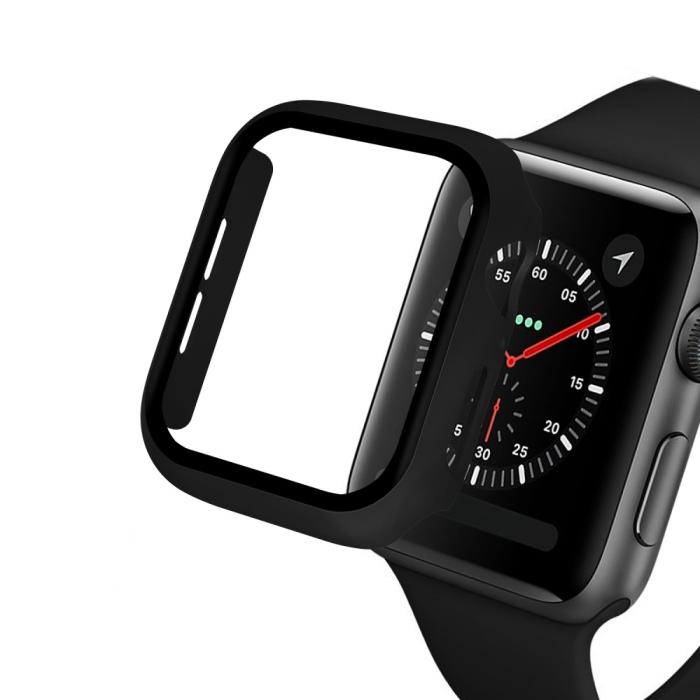 Bild 3,  Härdat Glas Skydd Apple Watch 44 mm Svart