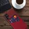 KSQ KSQ Samsung Galaxy S22 Ultra Skal Med Kortfack Röd