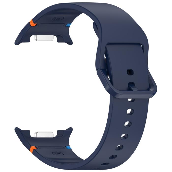 Bild 3,  Galaxy Watch 8 46/44/40 mm Klockarmband Silkon Mörk Blå