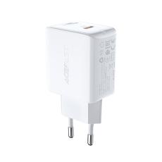 Acefast Acefast 20W PD USB-C Snabbladdare V&auml;ggladdare Vit