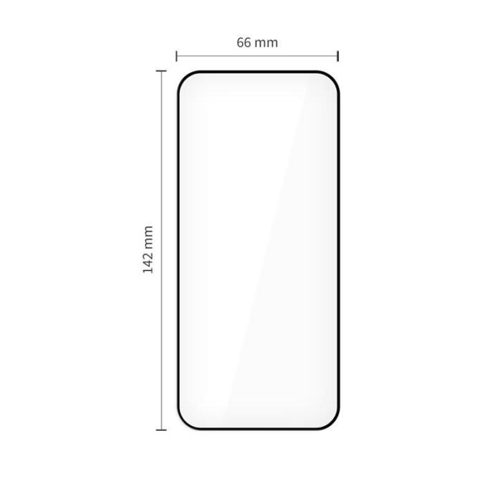 Bild 6, Tech-Protect Tech-Protect iPhone 15 Pro 2-PACK Skärmskydd Quick Set+ Svart
