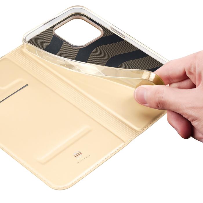 Bild 6, DUX DUCIS DUX DUCIS iPhone 14 Pro Fodral Skin Pro Guld