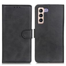  Samsung Galaxy S23 Plus Fodral Solid L&auml;der Svart