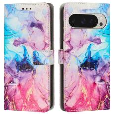  Google Pixel 10 Pro XL / 9 Pro XL Fodral Marmor Rosa / Lila