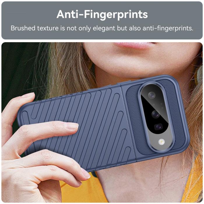 Bild 4,  Google Pixel 10 / 10 Pro Skal Twill Textur Blå