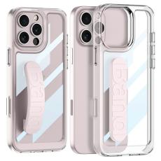 GKK GKK iPhone 16 Pro Skal Hand Strap Hybrid Rosa