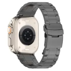  Apple Watch 42/41/40/38 mm Armband Steel Titanium Gr&aring;