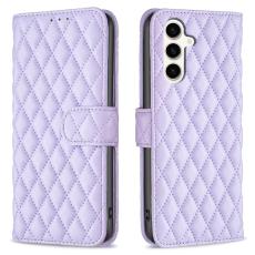  Samsung Galaxy S24 FE Fodral Diamond L&auml;der Lila