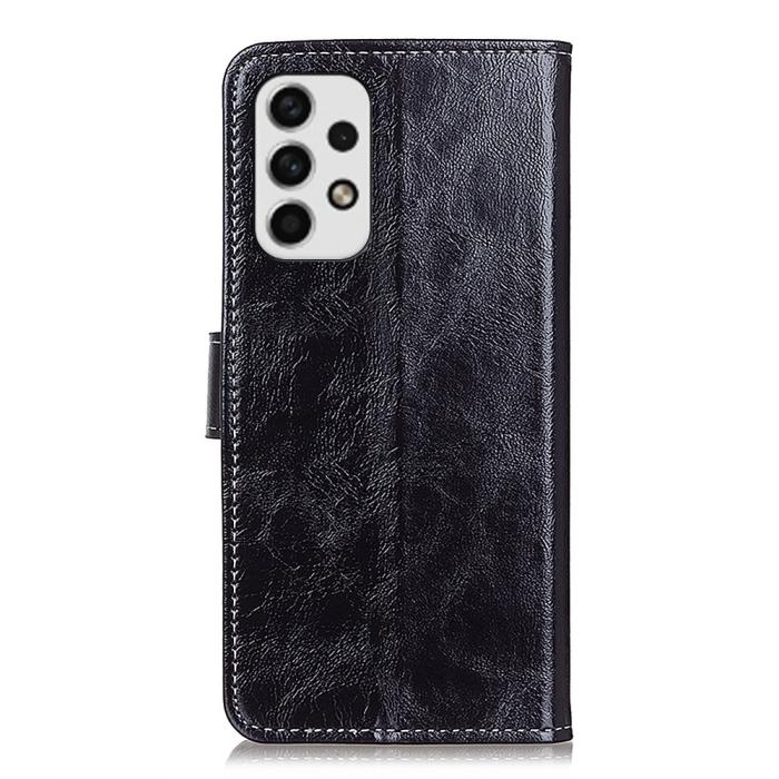 Bild 3,  Samsung Galaxy A23 5G Fodral Retro Läder Svart