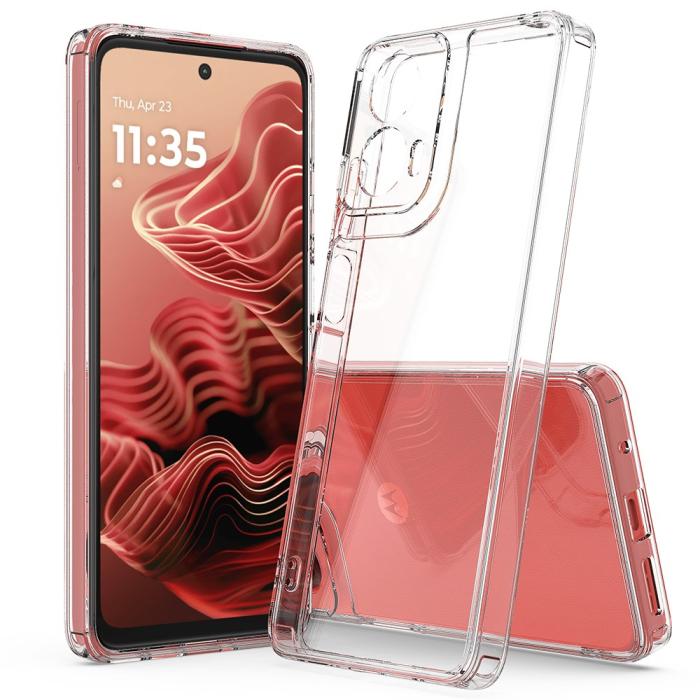 Bild 6,  Motorola Moto G35 5G Skal TPU / Akryl Transparent