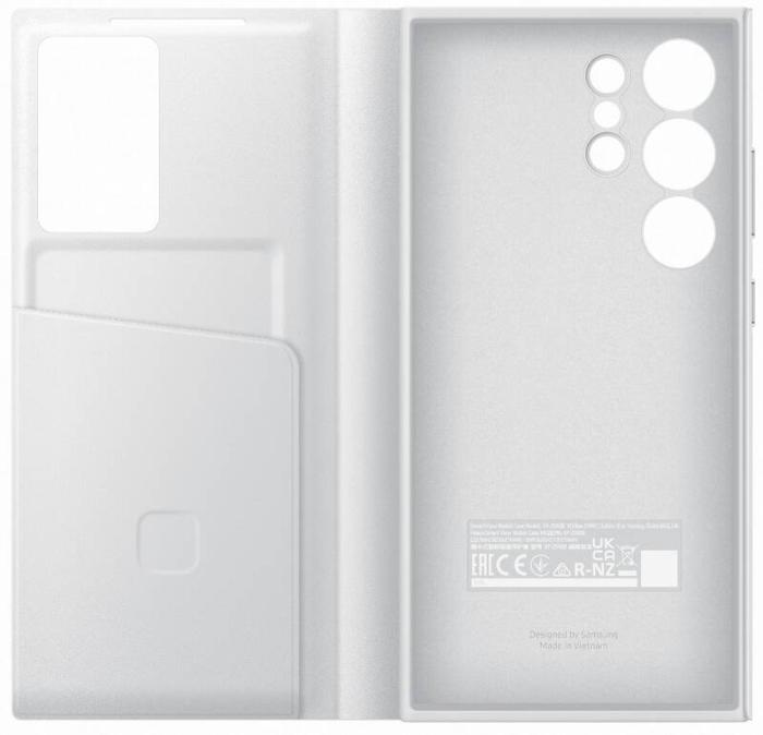 Bild 4, Samsung Samsung Galaxy S24 Ultra Fodral Smart Clear View White