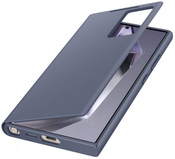 Bild 5, Samsung Samsung Galaxy S24 Ultra Fodral Smart Clear View Violet