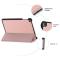  Samsung Galaxy Tab A 10.1 (2019) - Silkeslent Tri-Fold Fodral - Roséguld