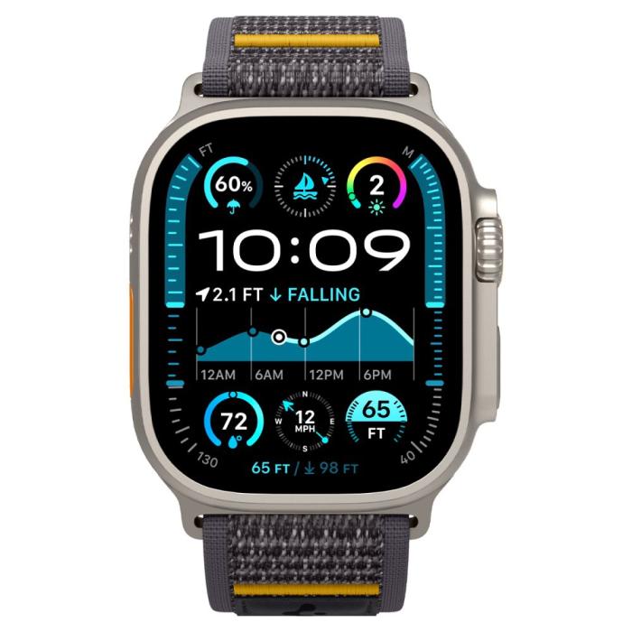 Bild 2, Spigen Spigen Apple Watch 42/44/45/46/49 mm Armband Athlex Air Grey