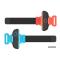 DOBE DOBE 2-PACK Nintendo Switch 2 Joy-Con Armband Röd / Blå