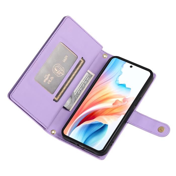 Bild 2,  Samsung Galaxy A27 5G Fodral Med Kortfack Lila
