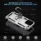  iPhone 16 Pro Max Skal Shockproof Hybrid Ring Silver