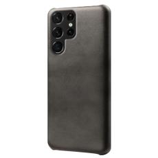 KSQ KSQ Samsung Galaxy S22 Ultra Skal L&auml;dert&auml;ckt Svart
