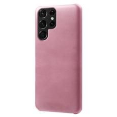 KSQ KSQ Samsung Galaxy S22 Ultra Skal L&auml;dert&auml;ckt Ros&eacute;guld
