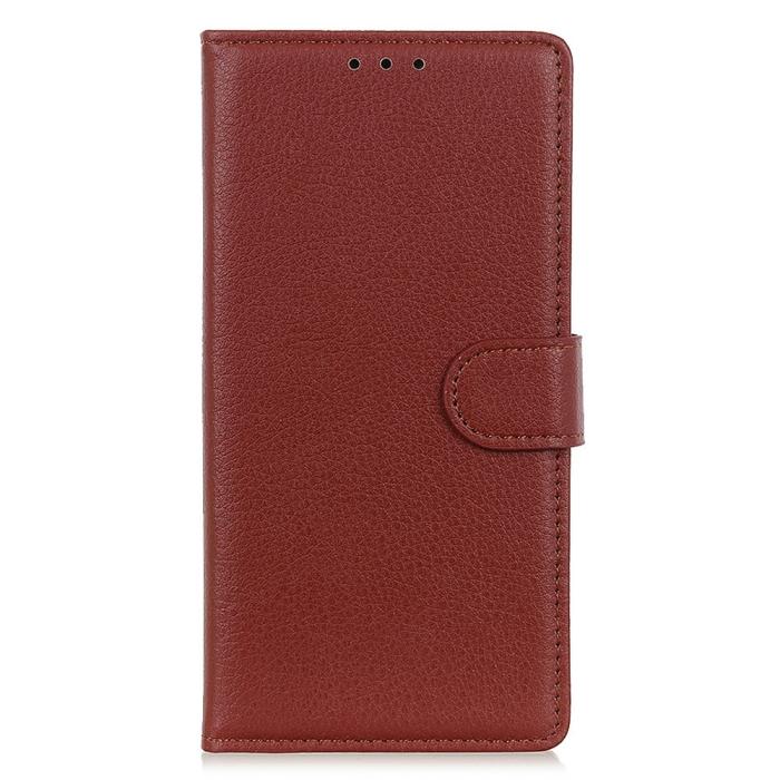 Bild 6,  Samsung Galaxy A37 5G Fodral Litchi Läder Brun